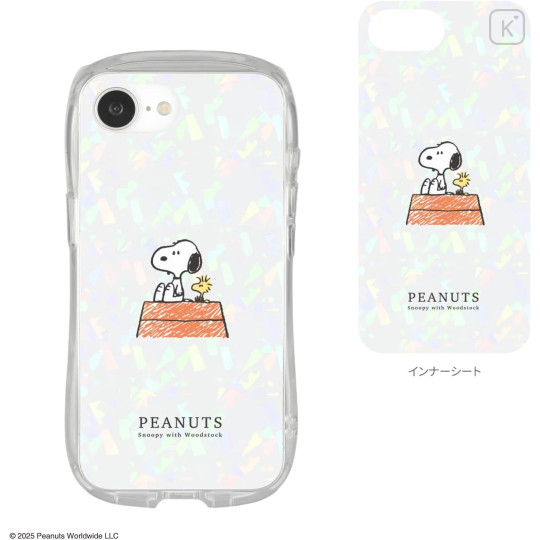 Japan Peanuts Crystal Clear iPhone 16e Case - Snoopy : House - 2