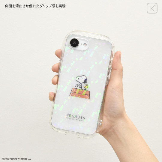 Japan Peanuts Crystal Clear iPhone 16e Case - Snoopy : House - 6