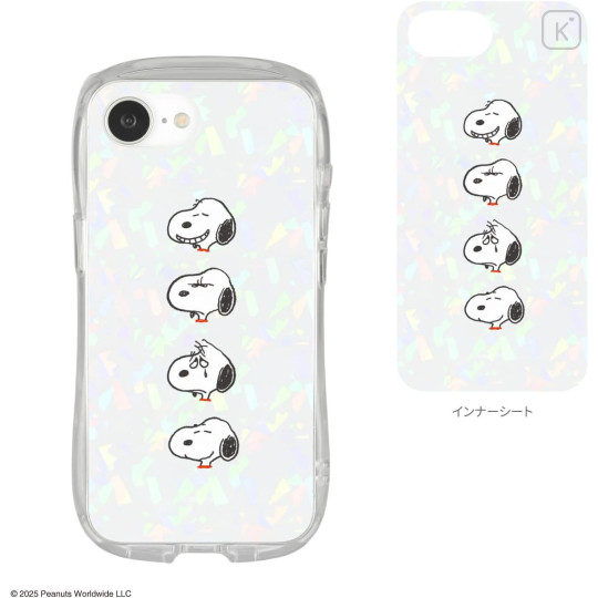 Japan Peanuts Crystal Clear iPhone 16e Case - Snoopy - 2