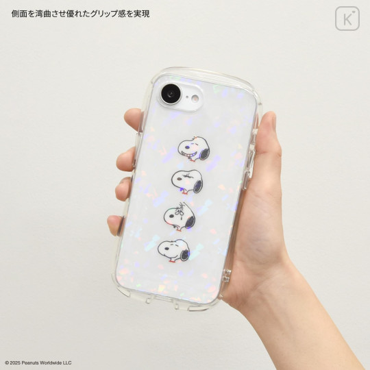 Japan Peanuts Crystal Clear iPhone 16e Case - Snoopy - 6