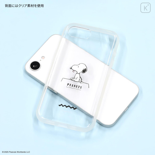 Japan Peanuts IIIIfit Clear iPhone 16e Case - Snoopy : House - 2