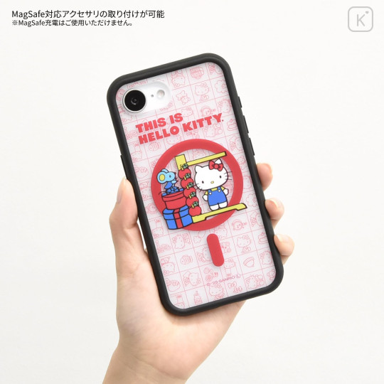 Japan Sanrio IIIIfit Plump Frame iPhone 16e Case - This is Hello Kitty - 5