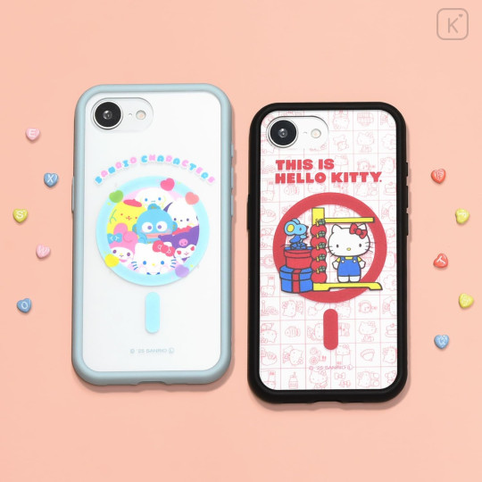 Japan Sanrio IIIIfit Plump Frame iPhone Case - This is Hello Kitty : iPhone16e - 6