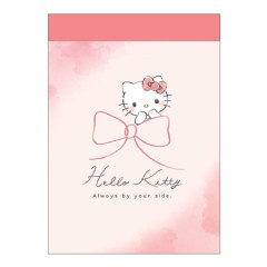 Japan Sanrio Mini Notepad - Hello Kitty : Watercolor Cloud Drawing