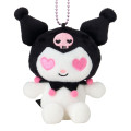 Japan Sanrio Mascot Holder - Kuromi : 20th Anniversary Heart Loving Eyes - 2
