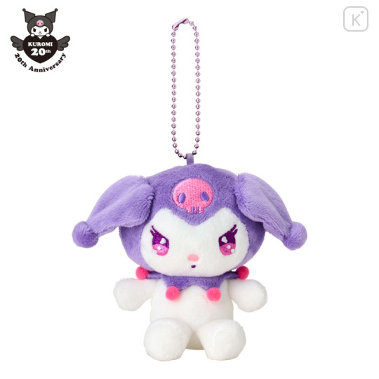 Japan Sanrio Mascot Holder - Kuromi : 20th Anniversary Sparkling Eyes Purple - 1
