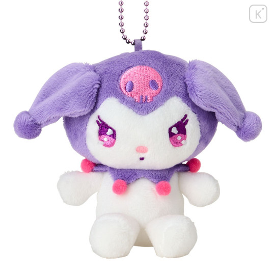 Japan Sanrio Mascot Holder - Kuromi : 20th Anniversary Sparkling Eyes Purple - 2