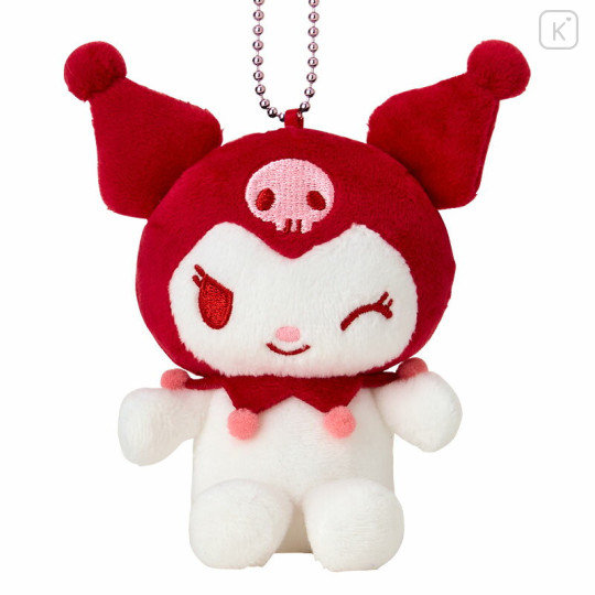 Japan Sanrio Mascot Holder - Kuromi : 20th Anniversary Wink Red - 2