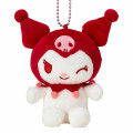 Japan Sanrio Mascot Holder - Kuromi : 20th Anniversary Wink Red - 2