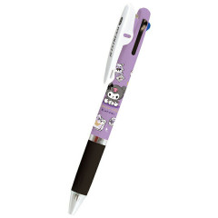 Japan Sanrio Jetstream 3 Color Multi Ballpoint Pen - Kuromi : Room