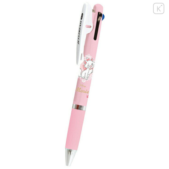 Japan Disney Jetstream 3 Color Multi Ballpoint Pen - Marie : Wink Pink - 1