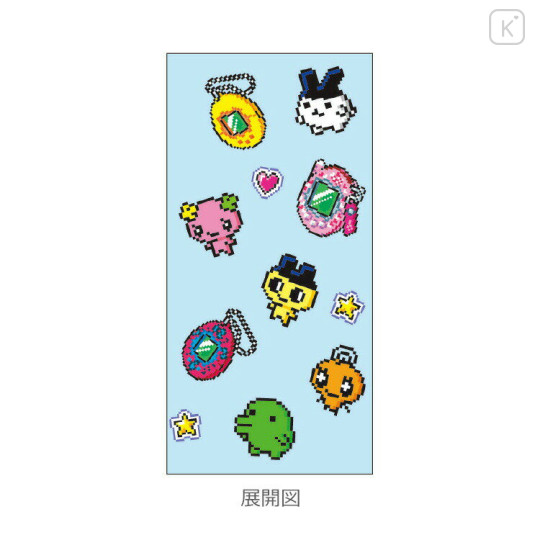 Japan Tamagotchi Jetstream 3 Color Multi Ballpoint Pen - Light Blue - 2