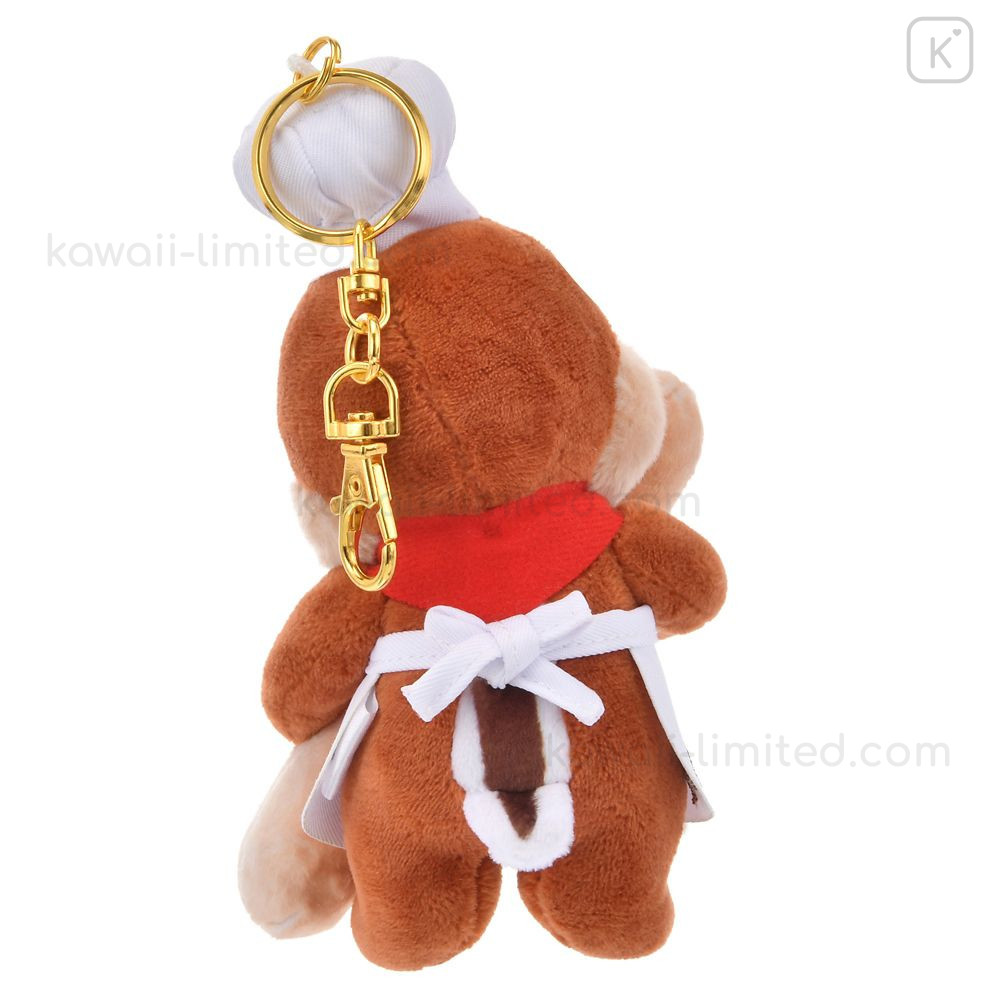 Japan Disney Store Plush Mascot Keychain - Mickey's Bakery