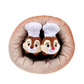 Japan Disney Store Reversible Blanket with Case - Chip & Dale : Mickey's Bakery Roll Bread - 8