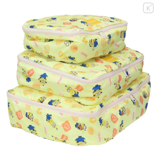 Japan Minions Travel Pouch Inner Case Set - Minions - 2