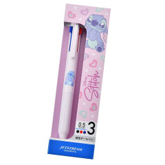 Japan Disney Store Jetstream New 3 Color Multi Ballpoint Pen - Stitch : Sparkling Eyes