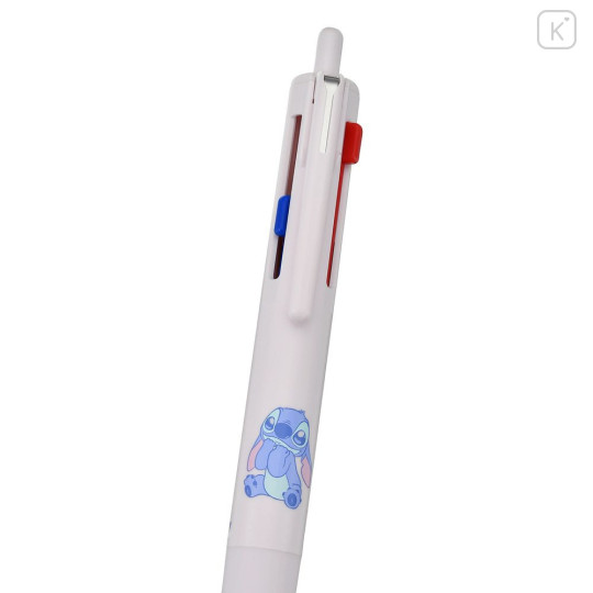 Japan Disney Store Jetstream New 3 Color Multi Ballpoint Pen - Stitch : Sparkling Eyes - 4