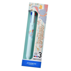 Japan Disney Store Jetstream New 3 Color Multi Ballpoint Pen - Dumbo : Mint