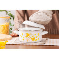 Japan Mofusand Enamel Pot with Handle 15cm - Mimosa - 2