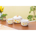 Japan Mofusand Enamel Pot with Handle 15cm - Mimosa - 3