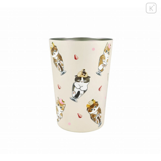 Japan Mofusand Vacuum Double Tumbler (M) - Parfait Cat Nyan - 1