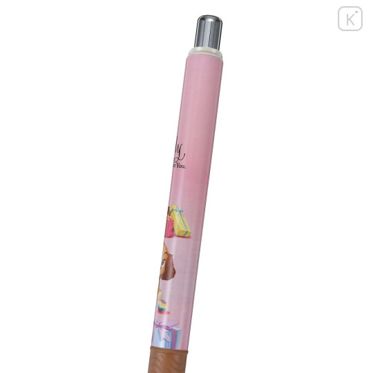 Japan Disney Store EnerGel Gel Pen - Lady and the Tramp : Pink Brown - 2