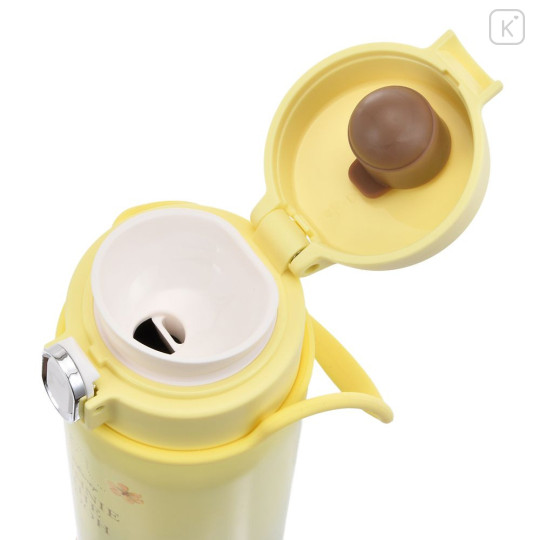 Japan Disney Store One Push Water Bottle with Strap - Pooh : Gradient Splendid Colors Drinkware - 8