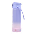 Japan Disney Store One Push Water Bottle with Strap - Alice in Wonderland : Young Oyster Gradient Drinkware - 2