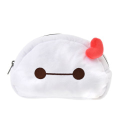 Japan Disney Store Fluffy Plush Pen Case - Baymax : Face