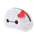Japan Disney Store Fluffy Plush Pen Case - Baymax : Face - 2