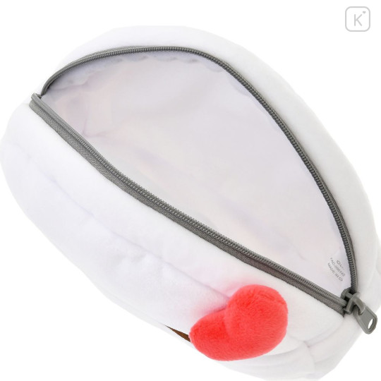 Japan Disney Store Fluffy Plush Pen Case - Baymax : Face - 5