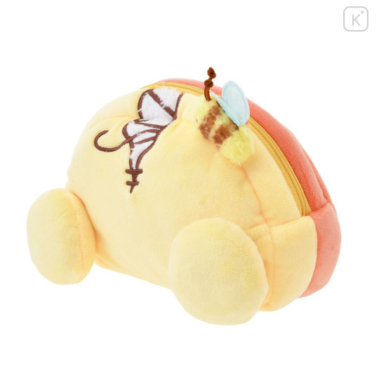 Japan Disney Store Fluffy Plush Pen Case - Pooh : Butt - 2