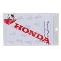 Japan Sanrio Big Vinyl Sticker - Hello Kitty : Honda Logo - 1