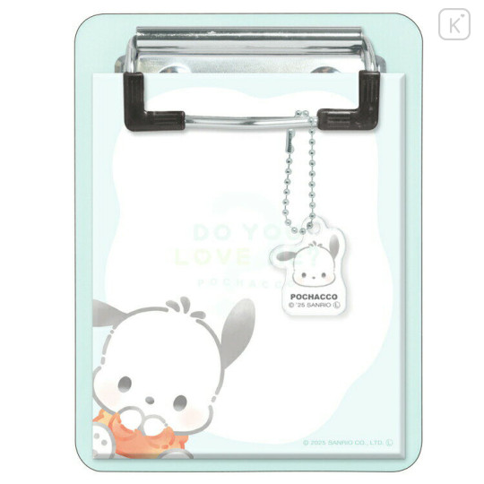 Japan Sanrio Notepad Memo with Binder - Pochacco : Do You Love Me - 1