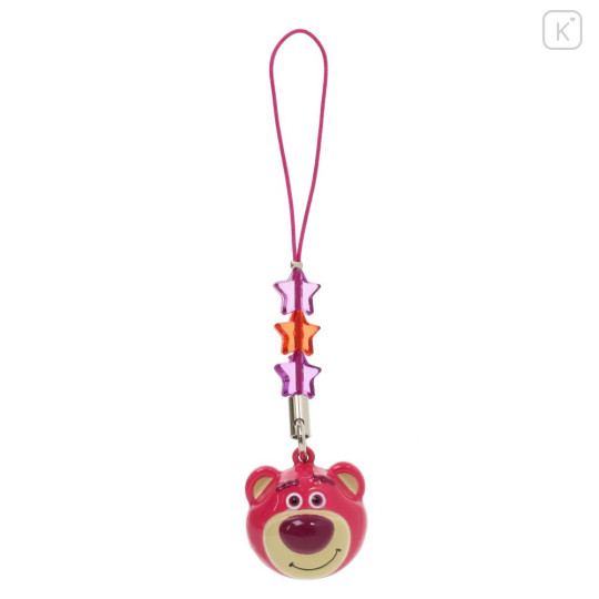 Japan Tokyo Disney Resort Tiny Charm Face-shaped Bell Netsuke - Lotso - 1