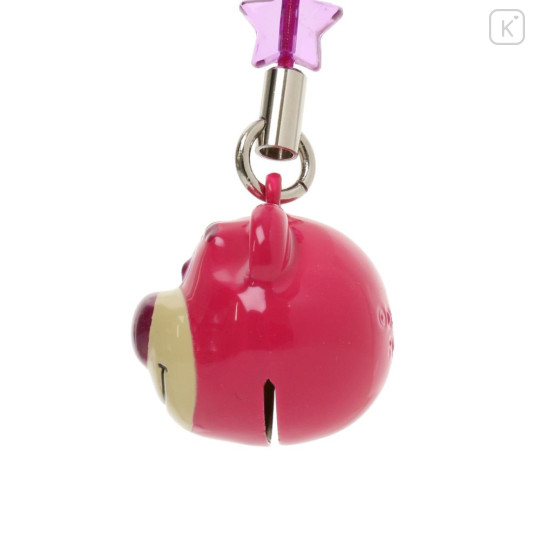 Japan Tokyo Disney Resort Tiny Charm Face-shaped Bell Netsuke - Lotso - 3