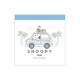 Japan Peanuts Square Memo - Snoopy & Woodstock : Road Trip