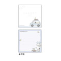 Japan Peanuts Square Memo - Snoopy & Woodstock : Road Trip - 2