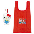 Japan Sanrio Eco Shopping Bag & Mascot Plush - Hello Kitty : Milk - 1