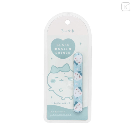 Japan Chiikawa Nail File Shiner - Hachiware : Glass - 4