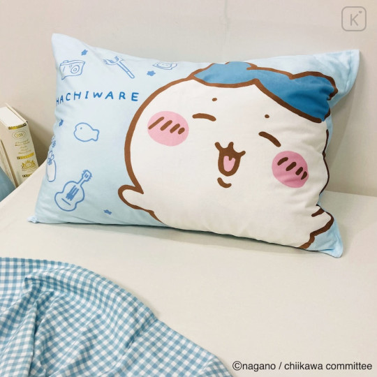 Japan Chiikawa Pillow Cover - Hachiware : Happy - 2