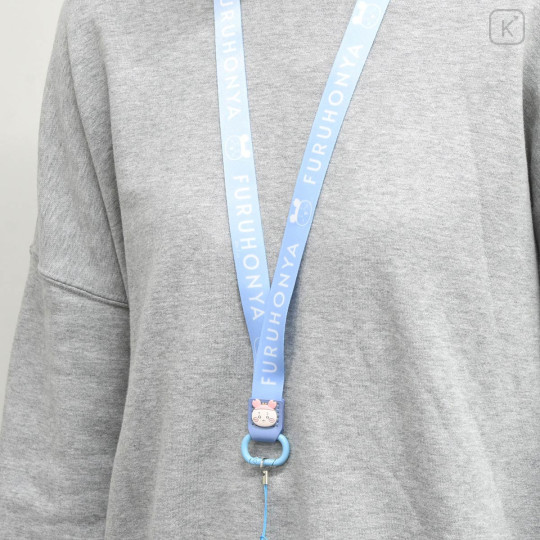 Japan Chiikawa Lanyard - Furuhonya Kani-chan : Name Tag - 2