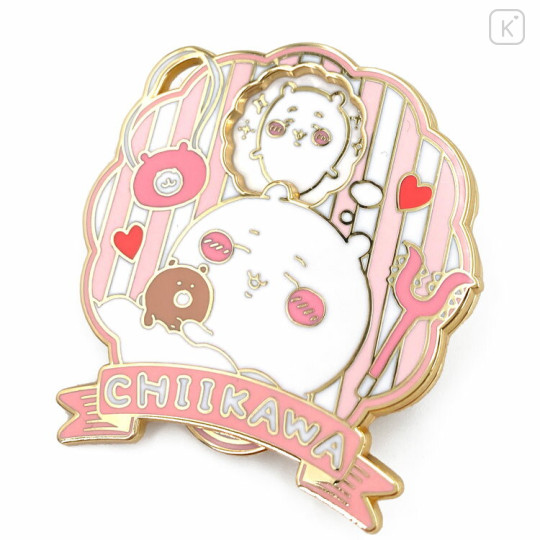 Japan Chiikawa Gimmick Pin Badge - Chiikawa : Funny Dream - 1