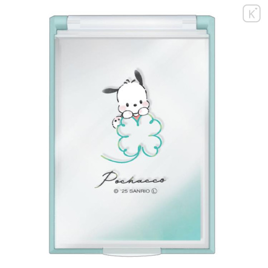 Japan Sanrio Folding Mirror - Pochacco : Watercolor Cloud Drawing - 1