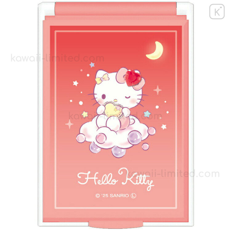 Japan Sanrio Folding Mirror - Hello Kitty : Magical Jewelry