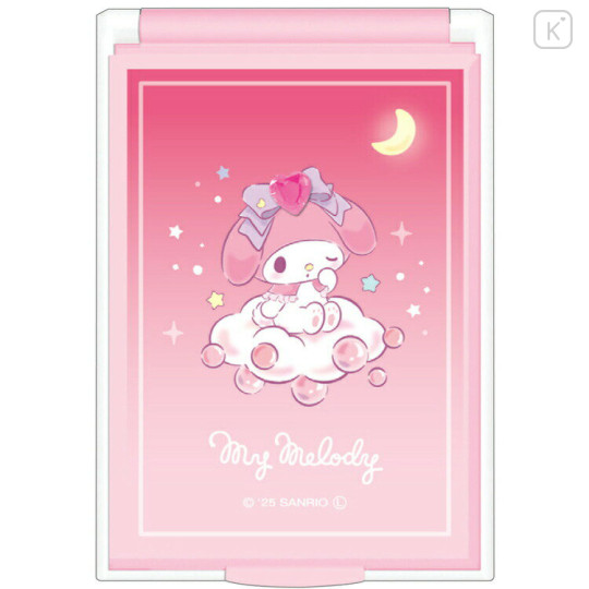 Japan Sanrio Folding Mirror - My Melody : Magical Jewelry Heart - 1