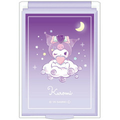 Japan Sanrio Folding Mirror - Kuromi : Magical Jewelry Heart