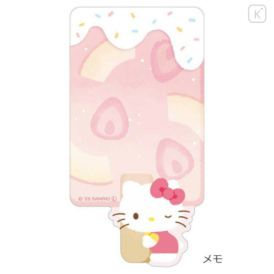 Japan Sanrio Die-cut Memo - Hello Kitty : Ice Popsicle - 2