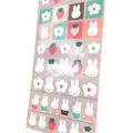 Japan Miffy Piece Seal Stickers - Miffy : Strawberry Colorful - 2