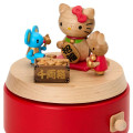 Japan Sanrio Original Wooden Music Box - Hello Kitty : Lucky Item - 4